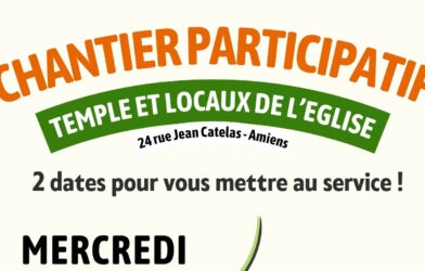 Chantier participatif : 2 dates