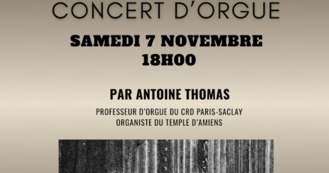 Concert d&rsquo;orgue au temple
